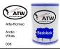 Preview: Alfa-Romeo, Arctic White, 008: 500ml Lackdose, von ATW Autoteile West.